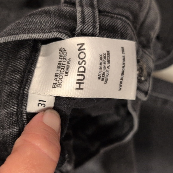 Hudson Blair High Rise Bootcut Crop Jeans - Picture 8 of 9